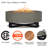 Idledale 40" Round Concrete Propane Outdoor Fire Pit by Real Flame