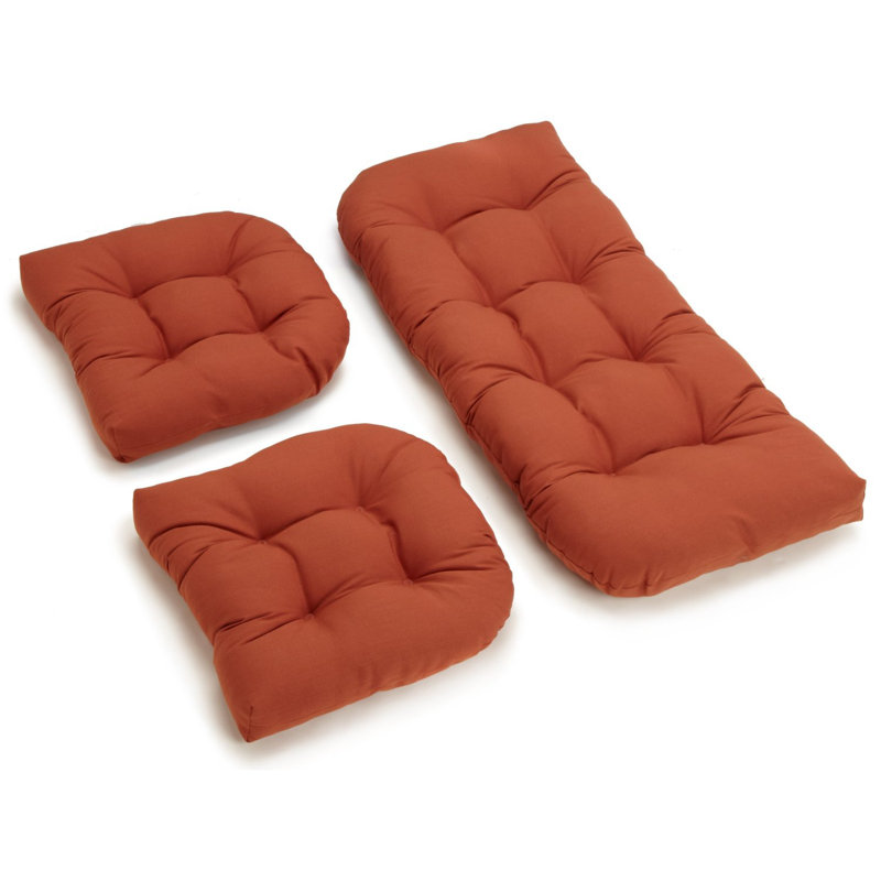 Indoor 5'' Loveseat Seat Cushion, Épice
