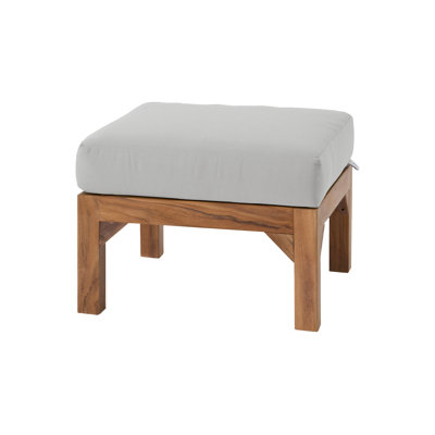 Porschea Outdoor Teak Ottoman