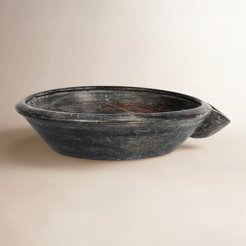 Arnaud Handmade Clay Metal Decorative Bowl - Set of 1