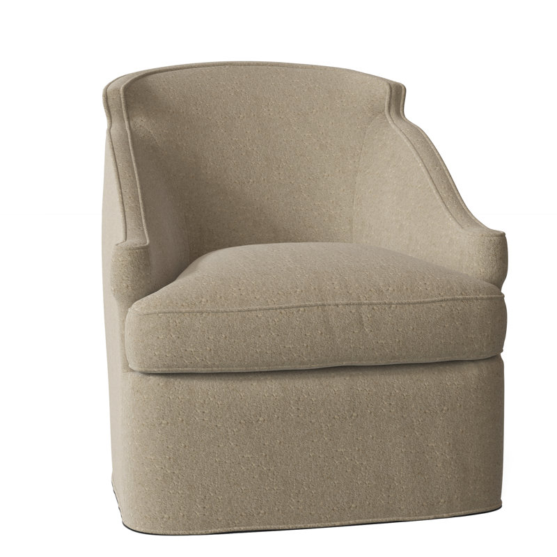 Fauteuil pivotant de 30 po Barbara, Lin de Venise