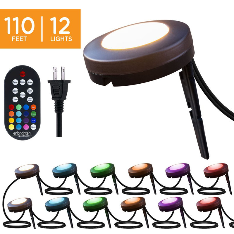 Bronze Plug-in Integrated LED Metal Pathway Light