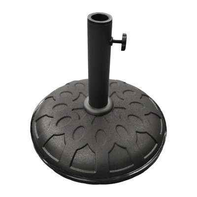 Socle de parasol autoportant en résine Hanner