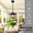 Cintron Modern Black 1-Light 9" H Outdoor Hanging Pendant