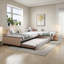 Multifunctional Upholstered Daybed With Trundle And One Drawer-235823917