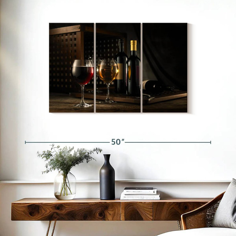 Yarlin Wine Sampling, 24" H x 38" W