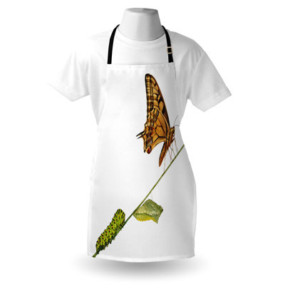 No Pattern Bib Apron
