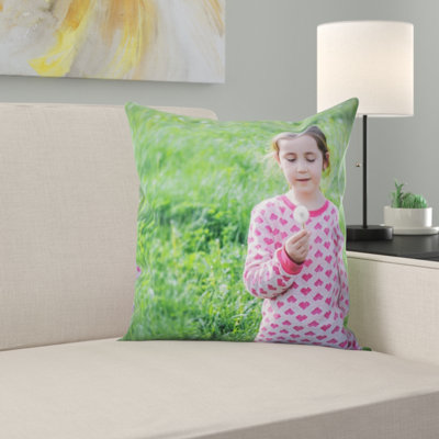Microsuede Throw Pillow