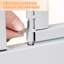 Barrière en métal pour animaux avec pression