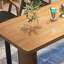 Bureau rectangulaire en bois massif noyer-108976799