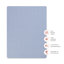 Dewdrop Muslin All-Stages Midi Crib Sheet