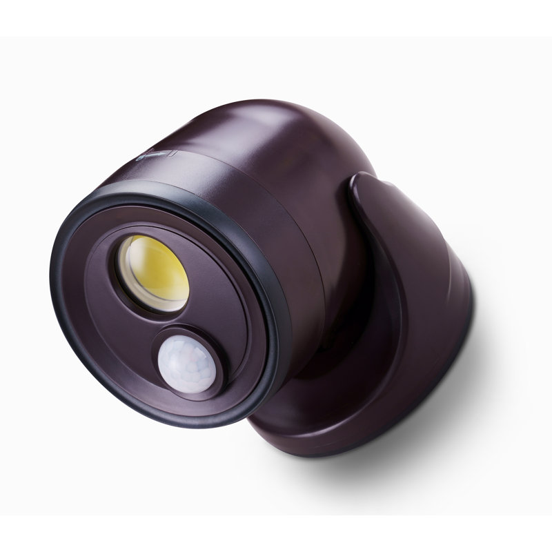 4-Watt LED Dusk to Dawn Flood Light with Motion Sensor, Black