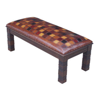 Catania Leather Entryway Bench