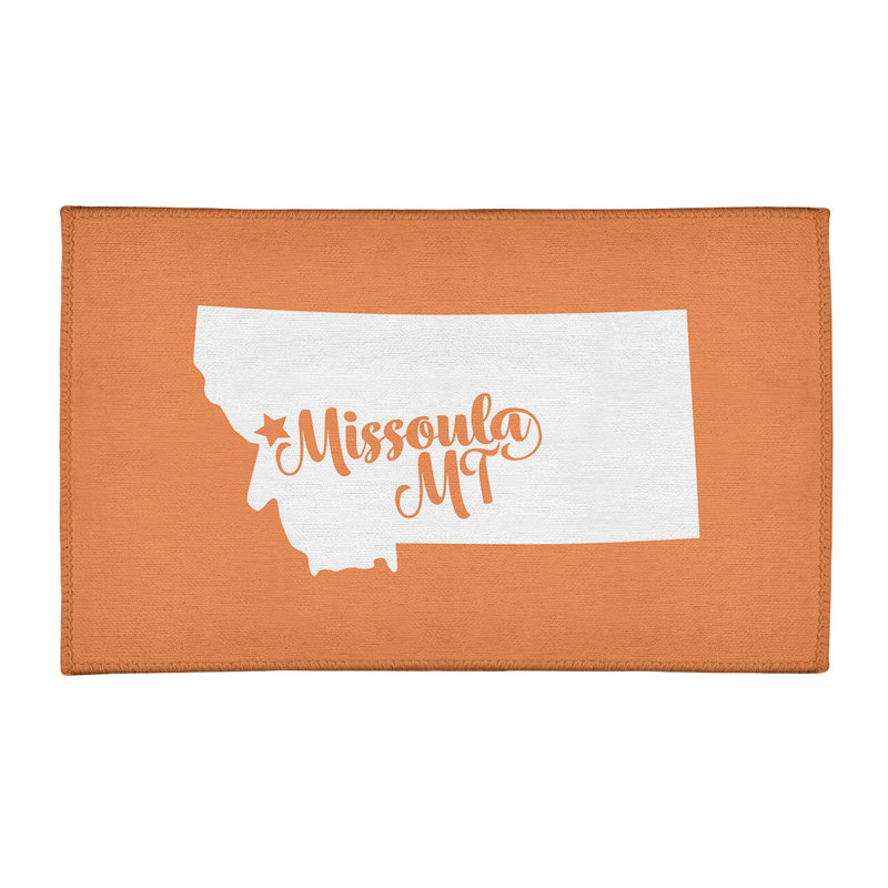 Tapis en poly-chenille missoula montana, Rectangle 4 pi x 6 pi