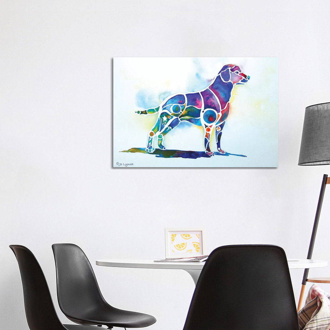 Labrador Retriever by Jo Lynch - Wrapped Canvas Print