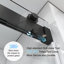 Porte de douche opale Mirage MCOCOD l 66-72,75 "x H 76" à double fermeture sans cadre avec verre transparent 3/8 "(10mm)-99053234