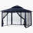 12 pi. L 10 pi. D Pavillon de jardin en acier-61851539