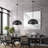 Domma 4 Light Black Pendant-164951041-164951043