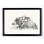 Two Lying Cows by Jean Bernard - Framed Print-55606143-55606144