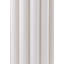 Tabouret en fer blanc et beige