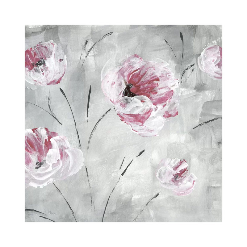 Blush Bloom II by Katrina Craven - Wrapped Canvas Gallery-Wrapped Canvas Giclée, 45.72 cm H x 45.72 cm W