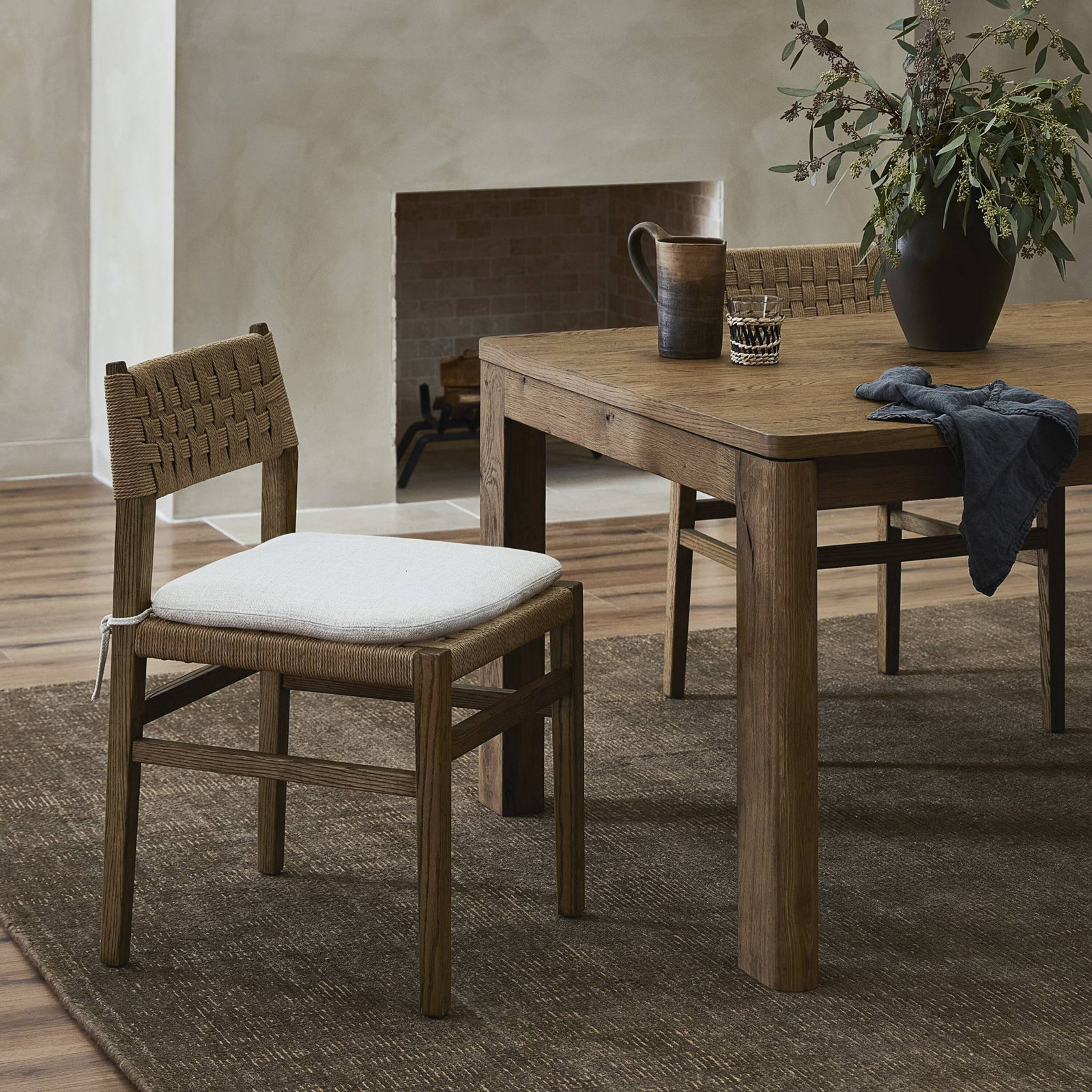 Mallory Dining Chair, Toasted Oak