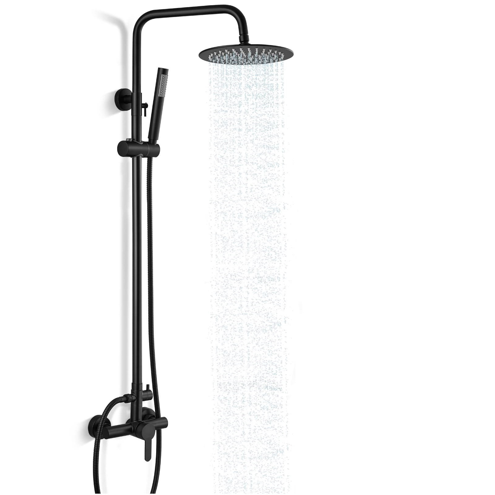 FUNDUXA Stainless Steel Wall Mounted Outdoor Shower Wayfair