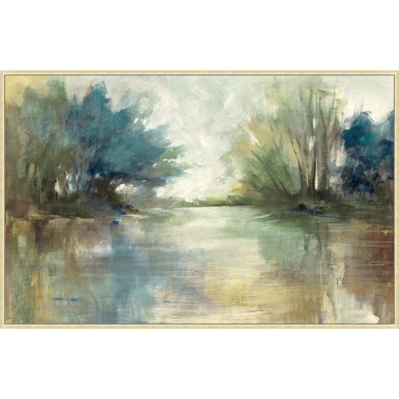 Peinture sur toile, cadre lumineux
