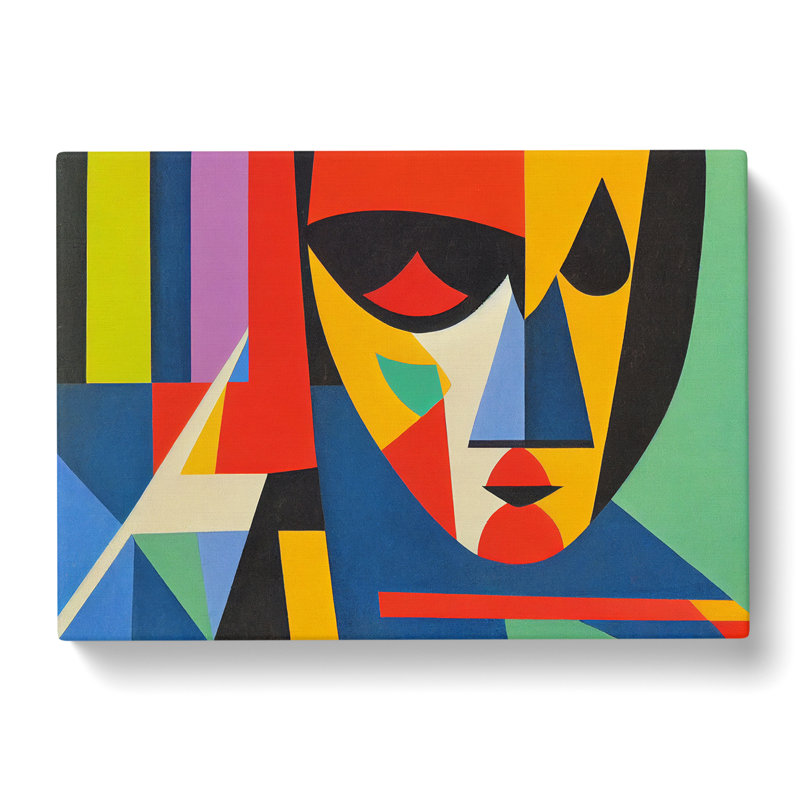 Abstract Woman In Colour Vol.4 - Wrapped Canvas, 35cm H x 50cm W x 3cm D