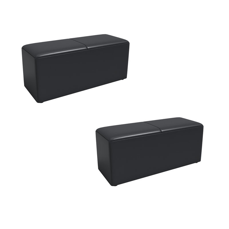 Banc rembourré en similicuir Lakrista