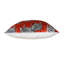 Amber Red Zebra Pillow