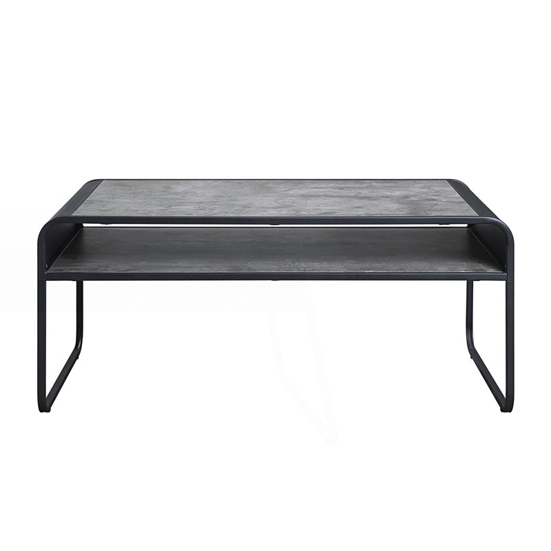 Coffee Table With Open Shelf