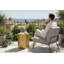 Table d'appoint hexagonale en marbre Luxury Luxury