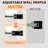 36'' x 36'' x 72'' Frameless Corner Shower Enclosure, Neo-Angle Shower Enclosure with 1/4" (6mm) Clear Tempered Glass, Pivot Shower Door with Explosion-Proof Film and Nano Coating in Chrome Finish-98671808