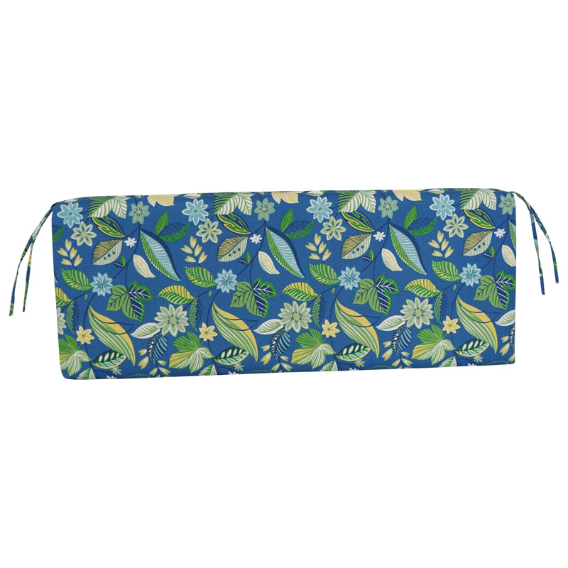 Outdoor 3'' Bench Seat Cushion, Skyworks Caribbean, 3.5" H x 51" W x 19" D