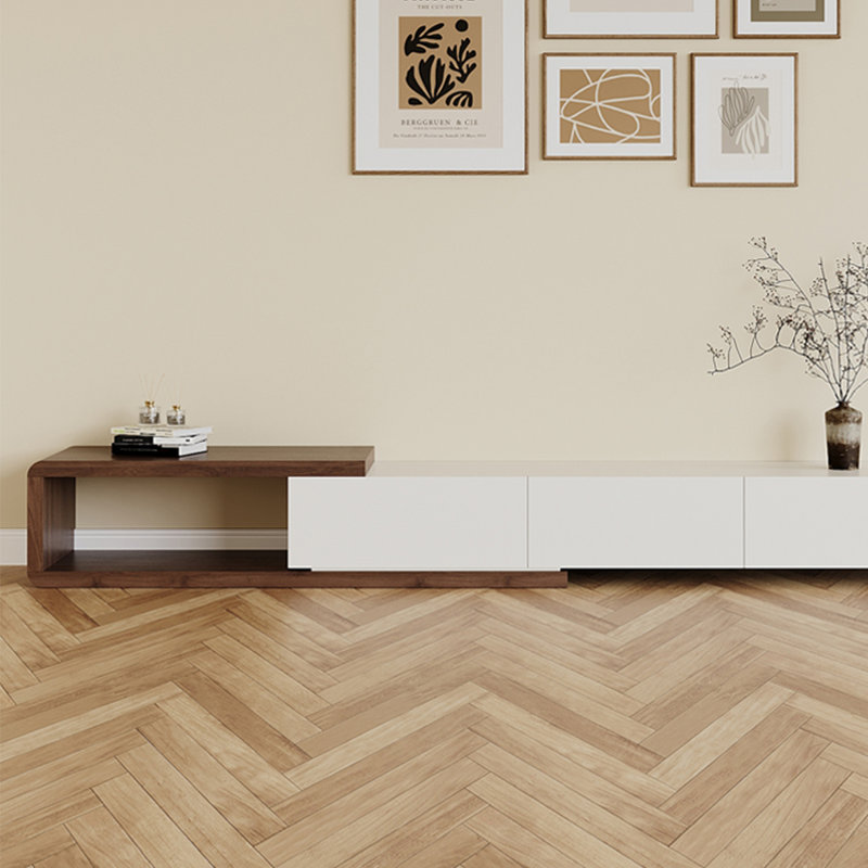 Modern Brown Retractable TV Stand