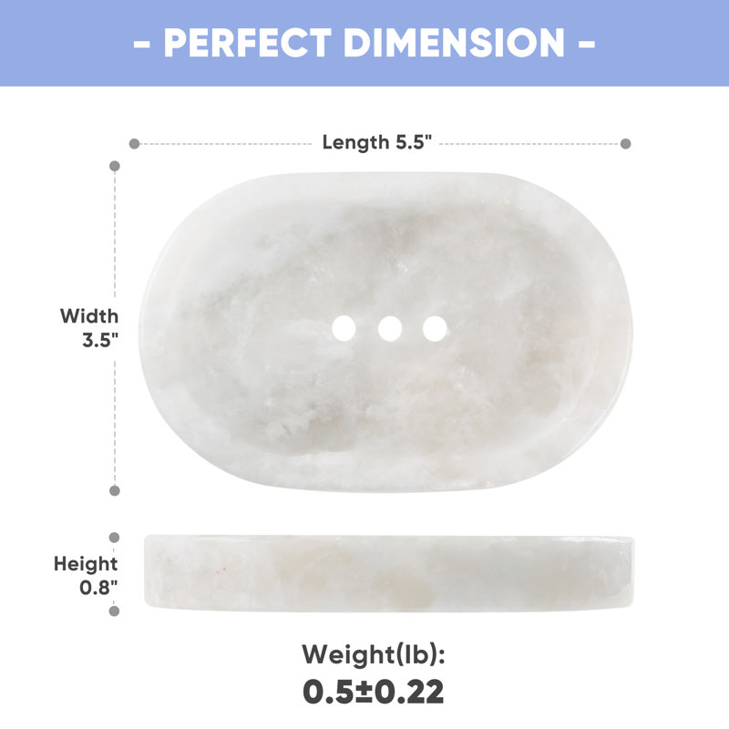 Natural Marble Soap Tray