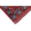 Tapis unique rouge, ivoire et bleu de 3 pi 11 po x 6 pi