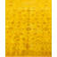 Overdyed Hand-Knotted Wool Modern-Contemporary Yellow Area Rug 6' 1" x 6' 1"