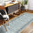 2 Runner Rus for Hallways Soft Kitchen Rug Non Slip Rug Runner with Rubber Backing for Bathroom Washable Non Shedding Farmhouse Runner Rug(Green, 2)-1462722236