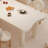 Creamy Style Simple Exquisite Rock Slab Table-105892858-105892862