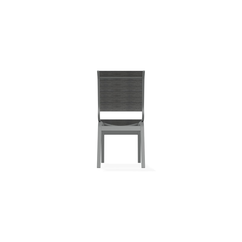 Aruba II Outdoor Dining Chair, Graphite, Mavi