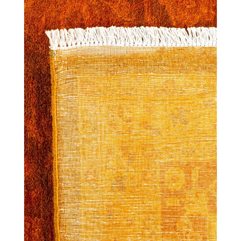 Fine Vibrance One-of-a-Kind 8'2" X 8'6" Hand Knotted Area Rug