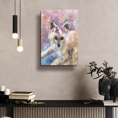 Art mural en verre Flower Crown