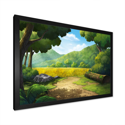 «Morning Light In The Forest VI», reproduction sur toile