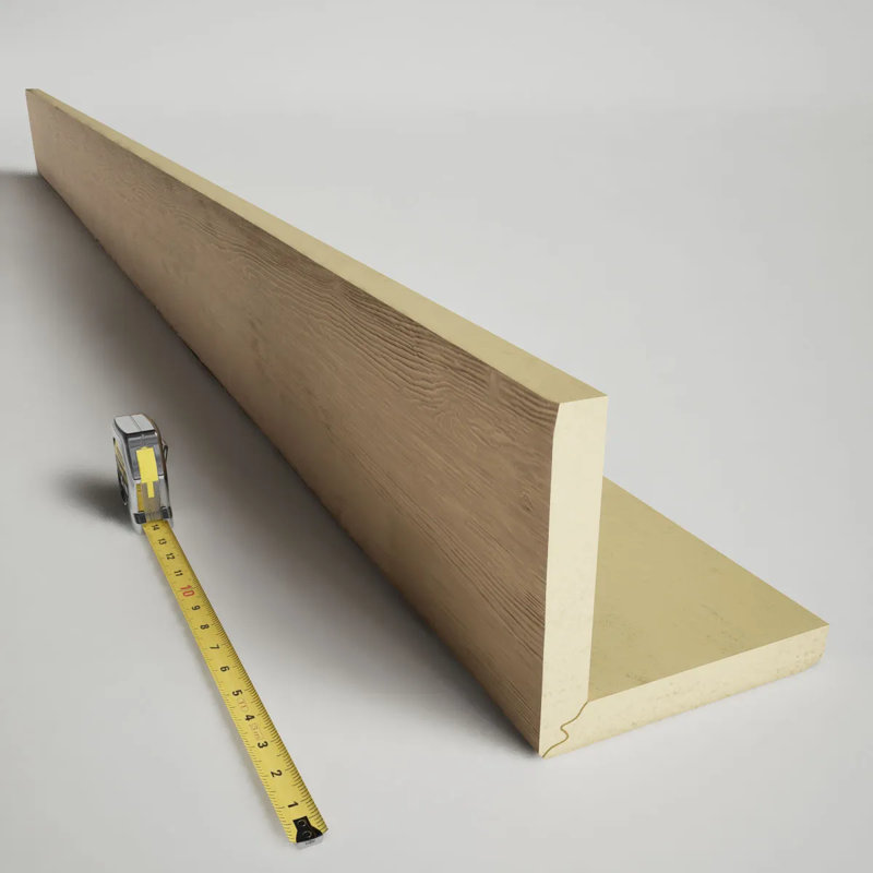 Sandblasted Endurathane Faux Wood Beam Plank, Sonora Desert, 14'L, 6"H x 6"W