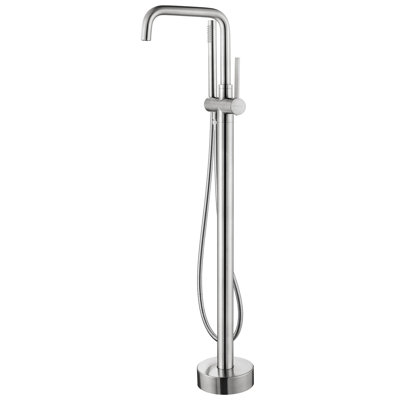 Delara Bathroom Freestanding Tub Filler with Diverter