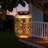 Solar Powered Integrated Led Outdoor Lantern (Hummingbird pattern)