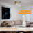 Ryme 52 In. Gold White Flush Mount Standard Ceiling Fan With Integrated LED With Remote Included DC Motor Reversible-1412096929-1412096934