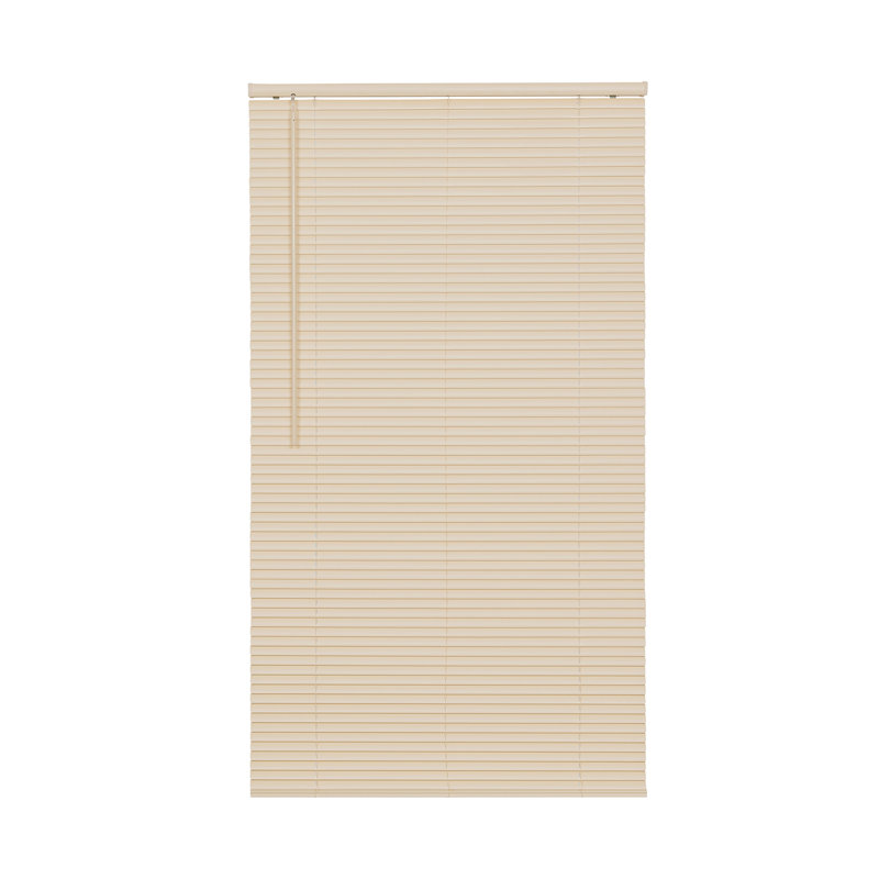 Store vénitien ivoire obscurcissant, L 25,5 po x L 64 po